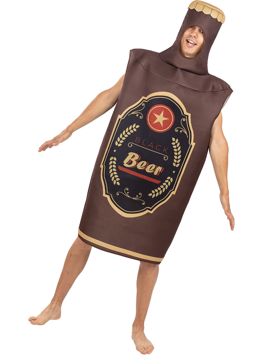 Déguisement bière en bouteille adulte