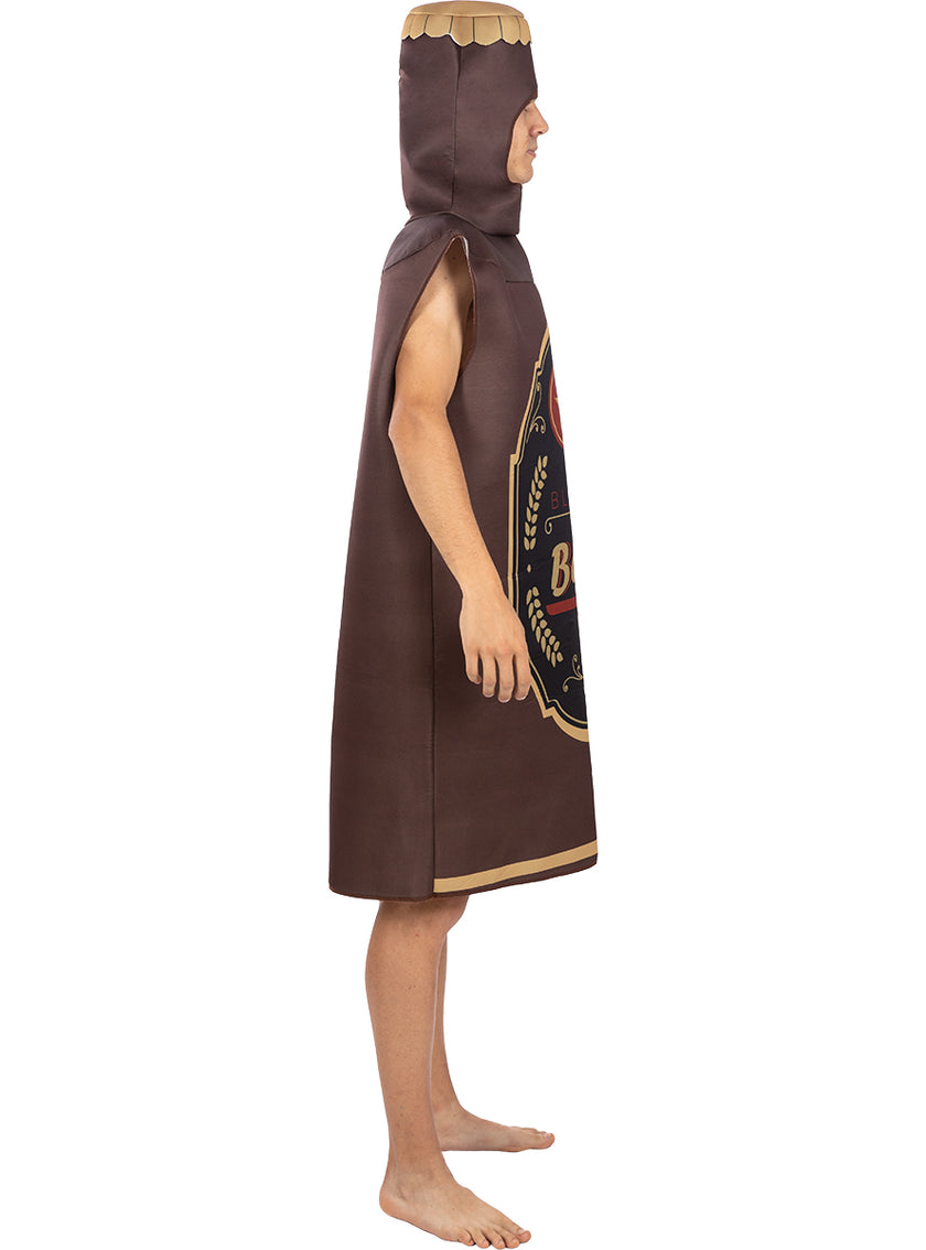 Déguisement bière en bouteille adulte