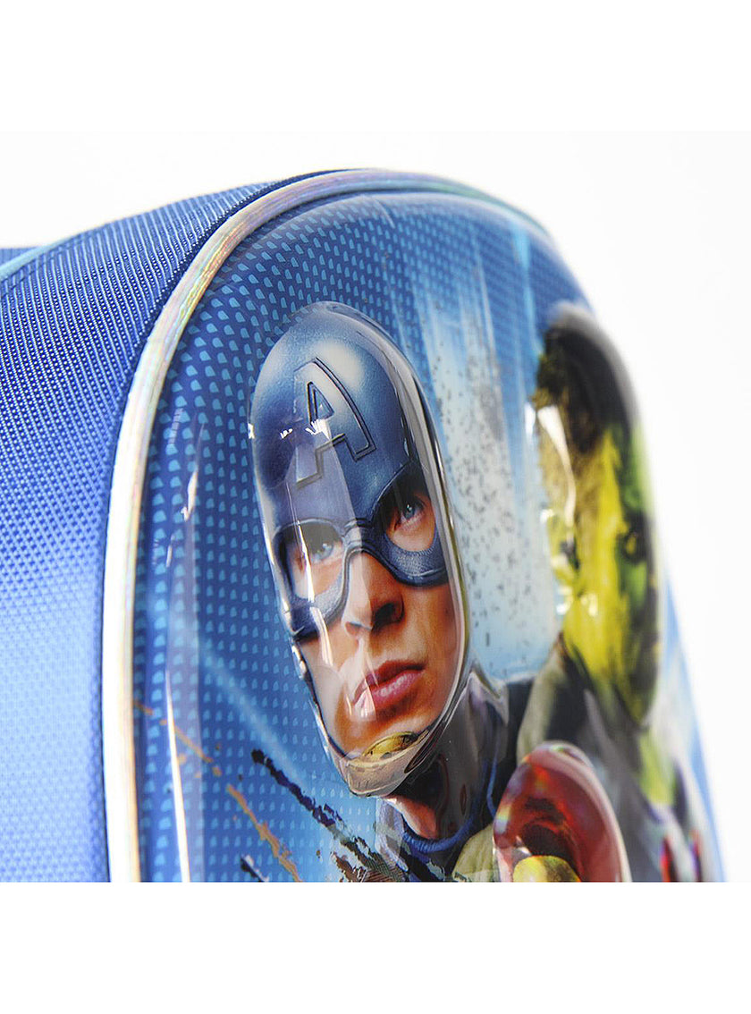 Sac à dos à roulettes 3D Avengers métallisé