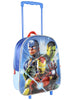 Sac à dos à roulettes 3D Avengers métallisé