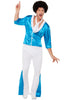 Déguisement années 70 disco blanco homme