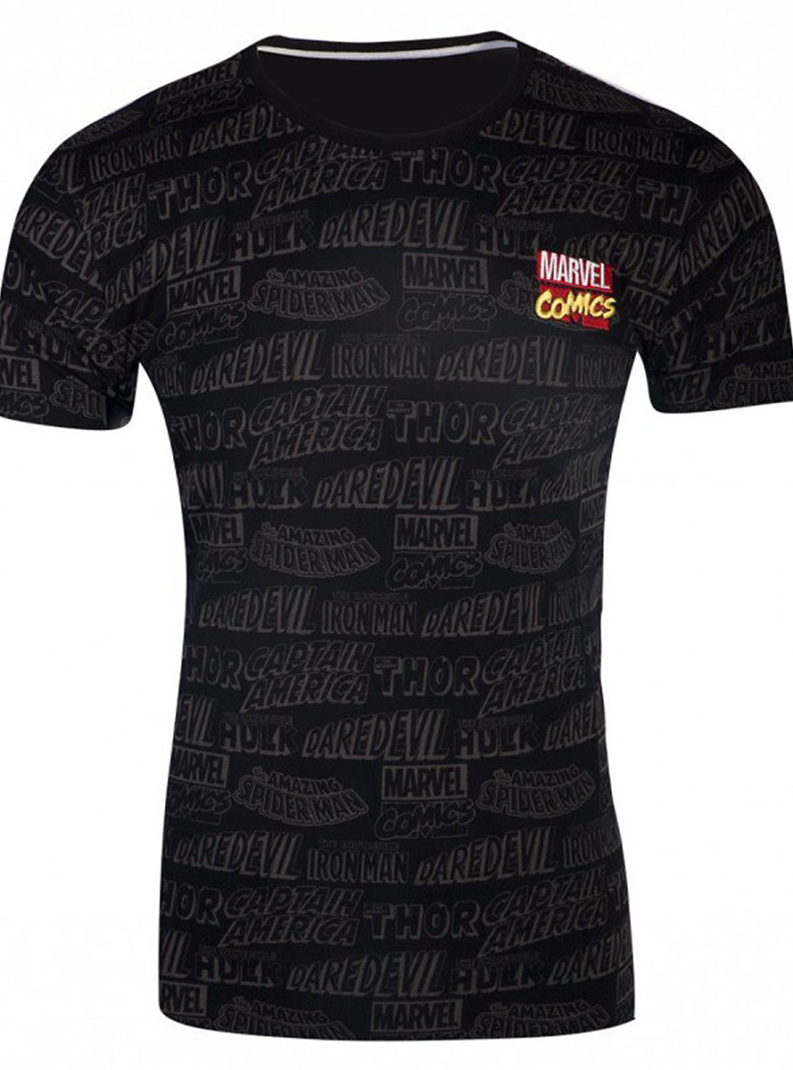 T-shirt Marvel BD noir