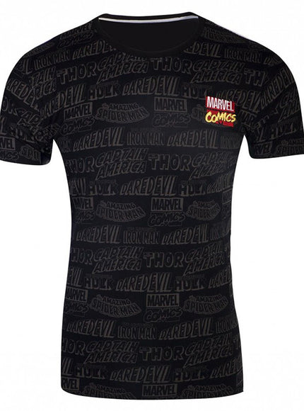 T-shirt Marvel BD noir