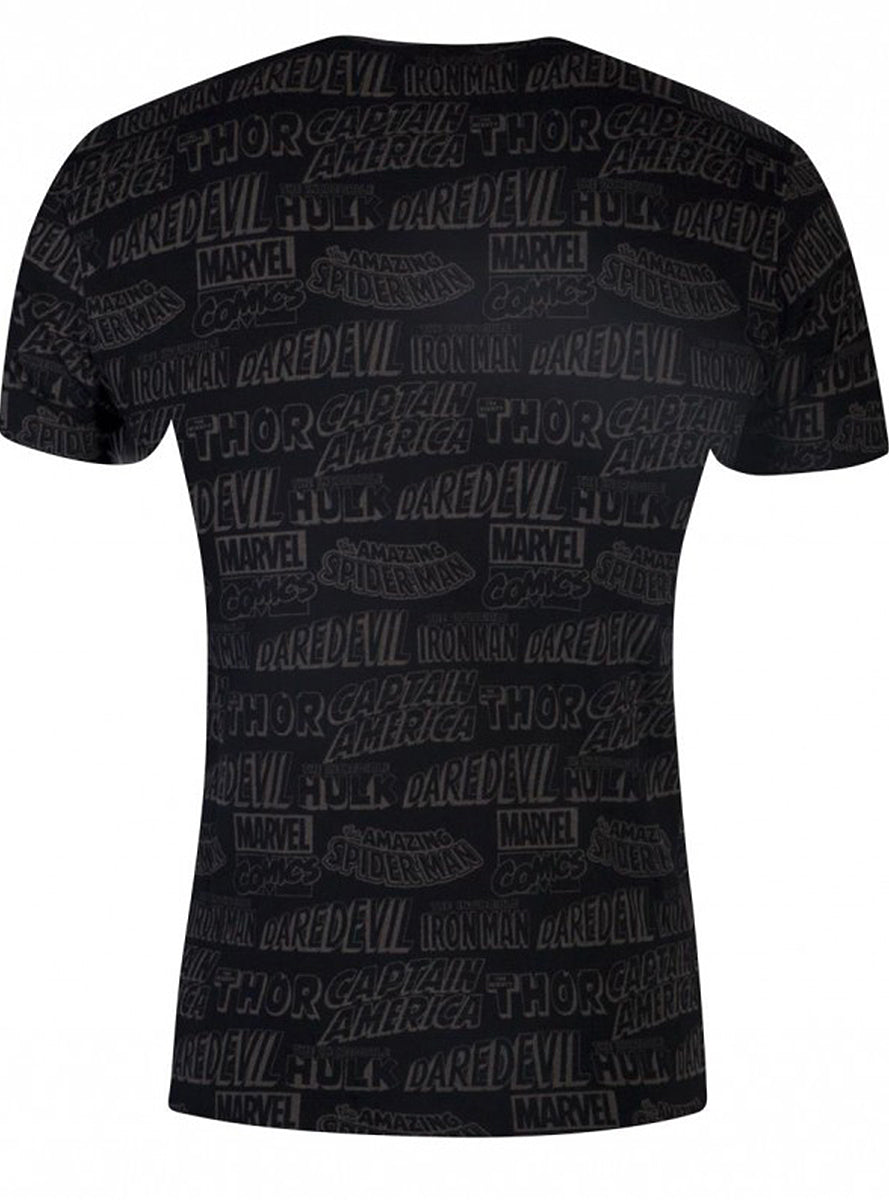 T-shirt Marvel BD noir