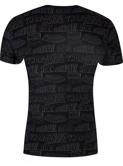 T-shirt Marvel BD noir