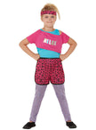 Déguisement années 80 aérobic fille