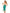 Déguisement sirène turquoise fille