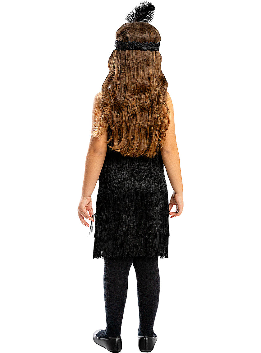 Déguisement charleston noir fille