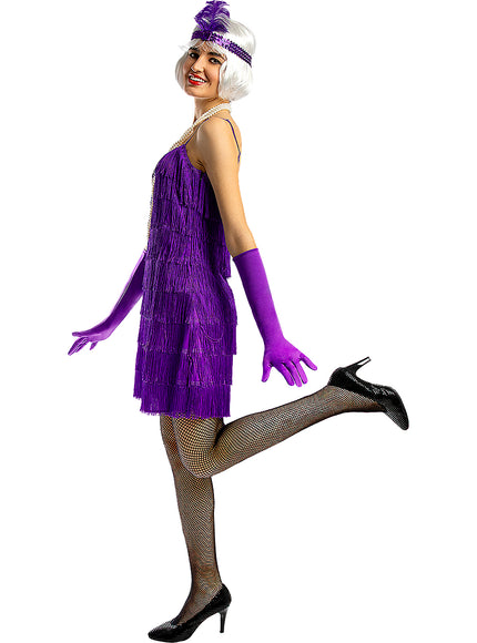 Déguisement charleston années 20 violet