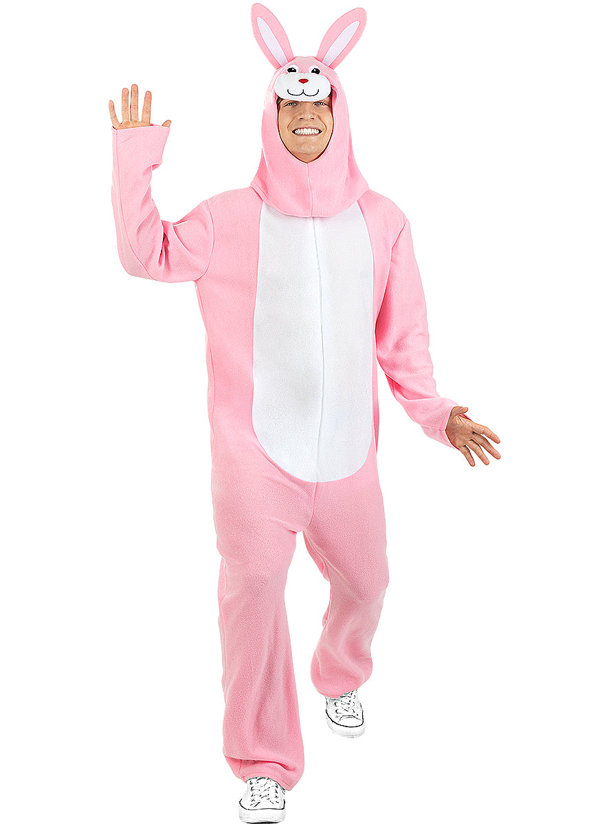 Déguisement lapin rose adulte