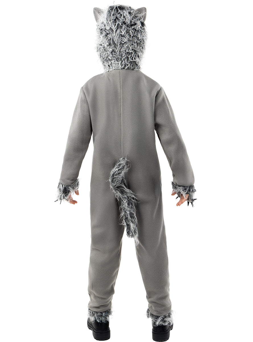 Déguisement loup gris enfant