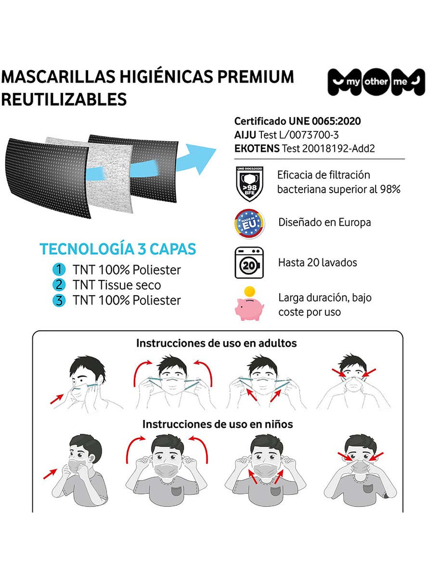 Masque Super Zings enfant bleu et rouge (2 unités)