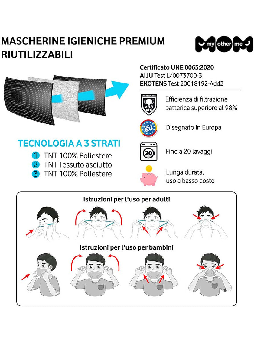 Masque Super Zings enfant bleu et rouge (2 unités)