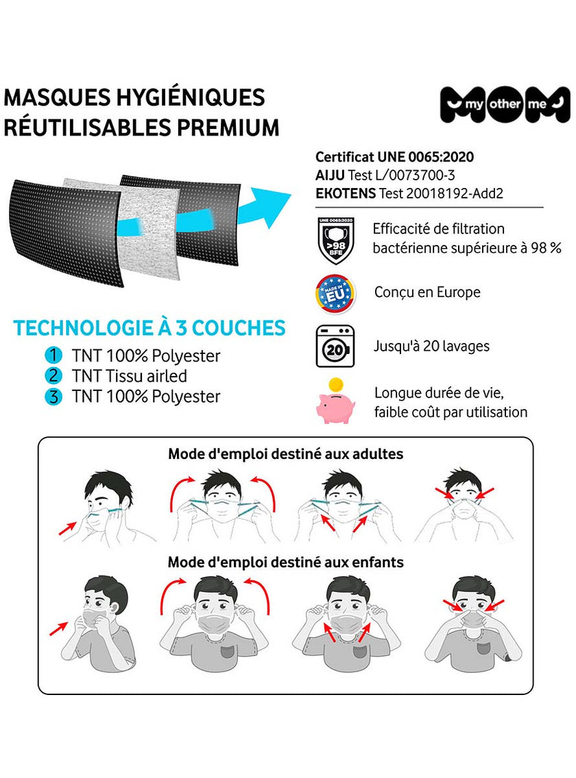 Masque Super Zings enfant (2 unités)