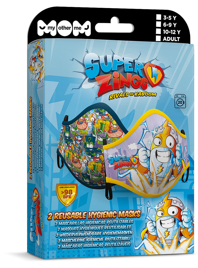 Masque Super Zings enfant (2 unités)