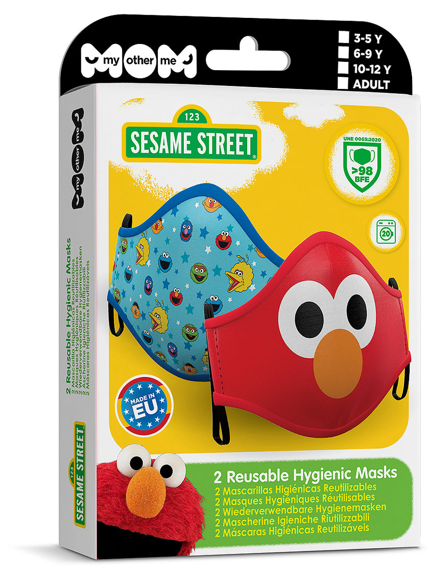 Masque Sesame Street enfant (2 unités)