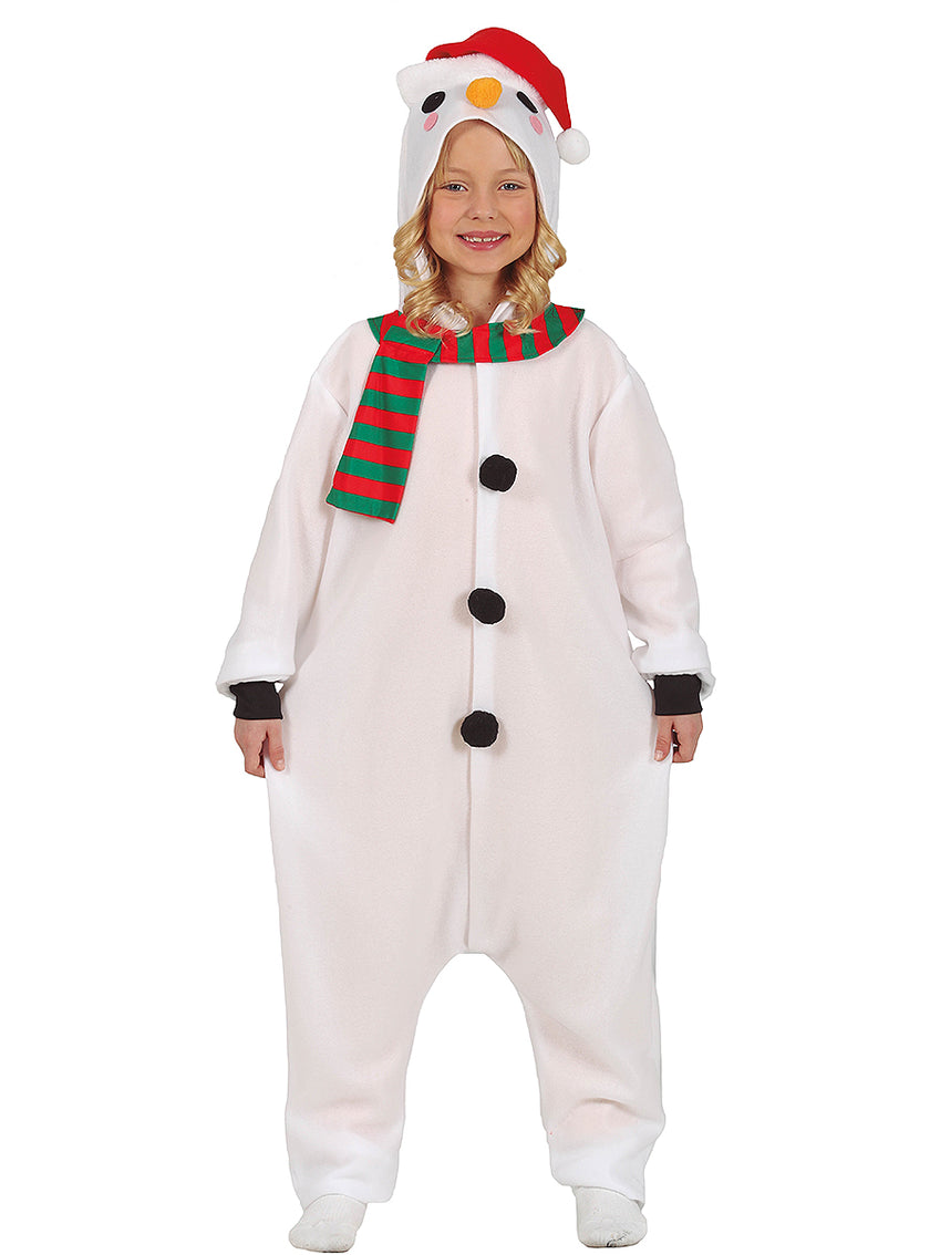 Déguisement bonhomme de neige onesie enfant