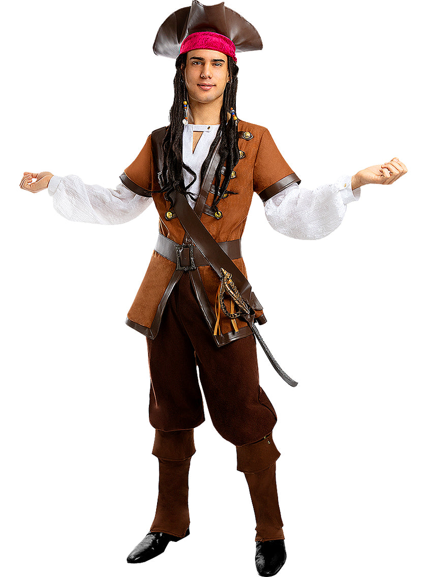 Déguisement pirate homme grande taille - Collection Caraïbe