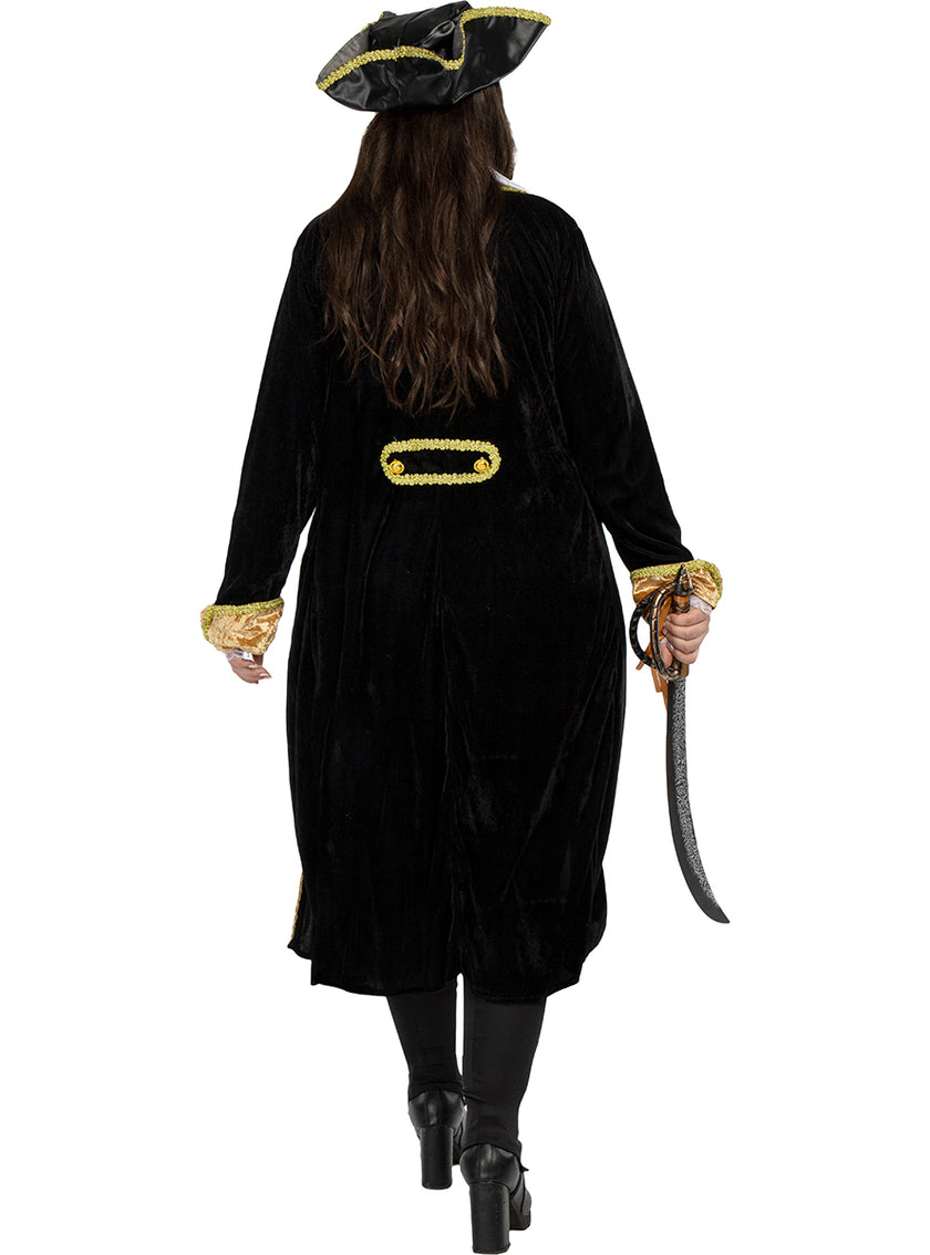 Déguisement pirate deluxe femme grande taille - Collection colonial