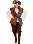 Déguisement pirate femme grande taille - Collection Caraïbe