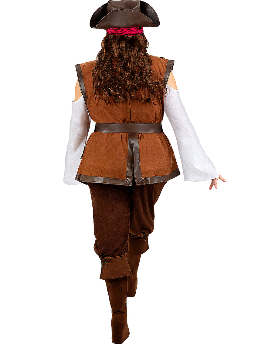 Déguisement pirate femme grande taille - Collection Caraïbe