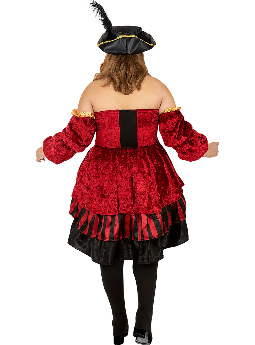 Déguisement pirate corsaire élégante femme grande taille