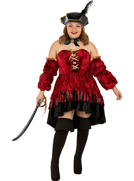 Déguisement pirate corsaire élégante femme grande taille