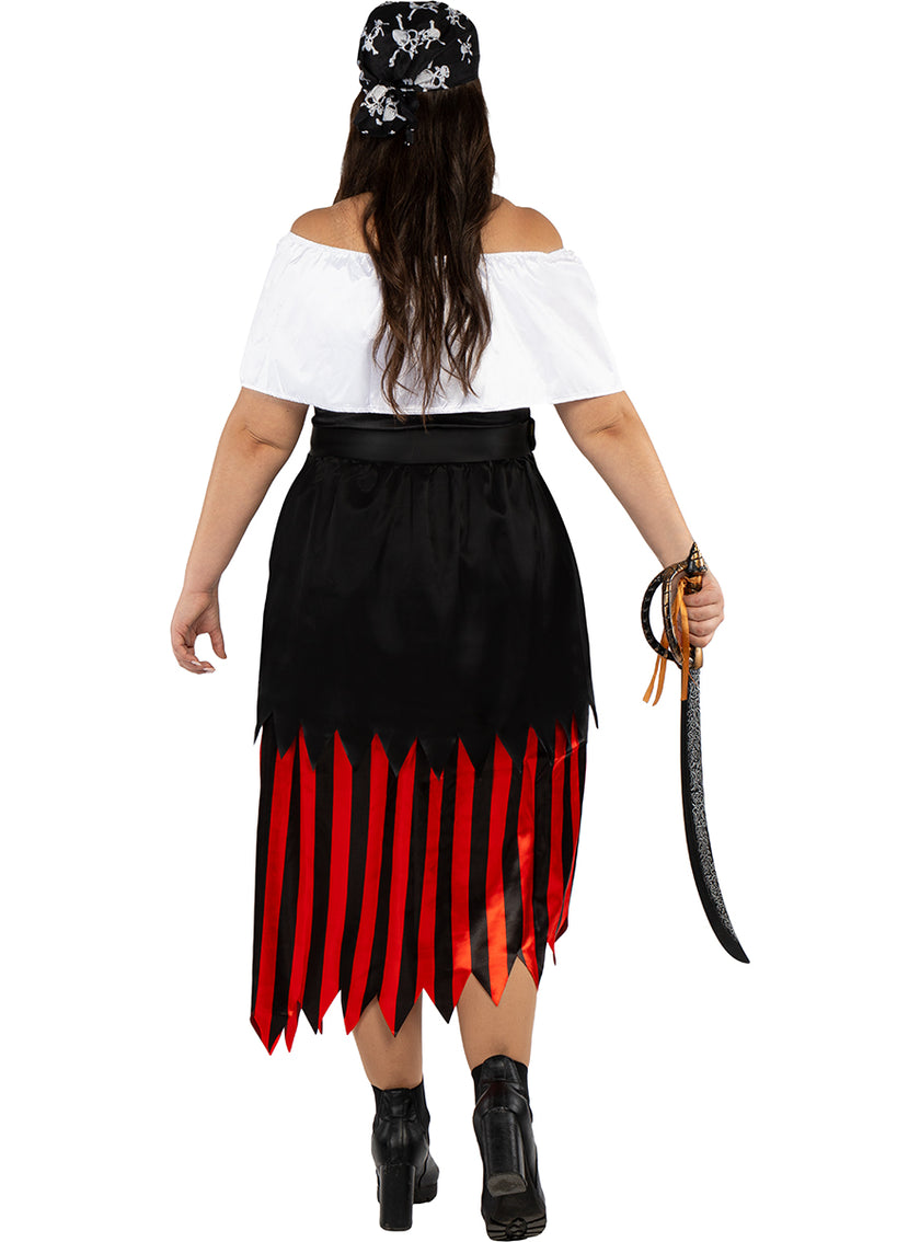 Déguisement pirate femme grande taille - Collection Mercenaire