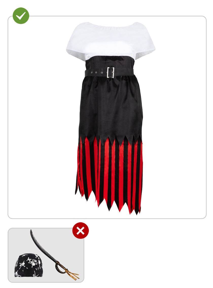 Déguisement pirate femme grande taille - Collection Mercenaire