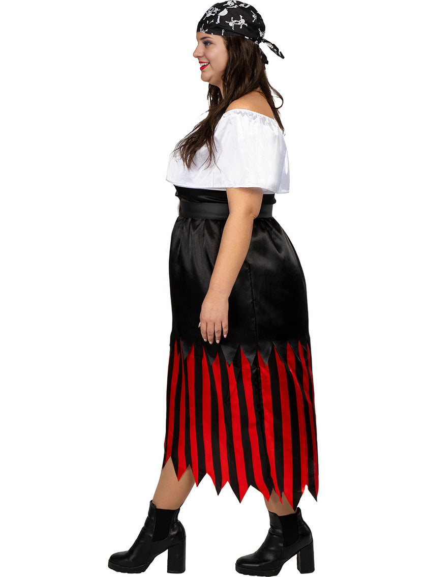 Déguisement pirate femme grande taille - Collection Mercenaire