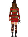 Déguisement de Freddy Krueger femme grande taille - Freddy