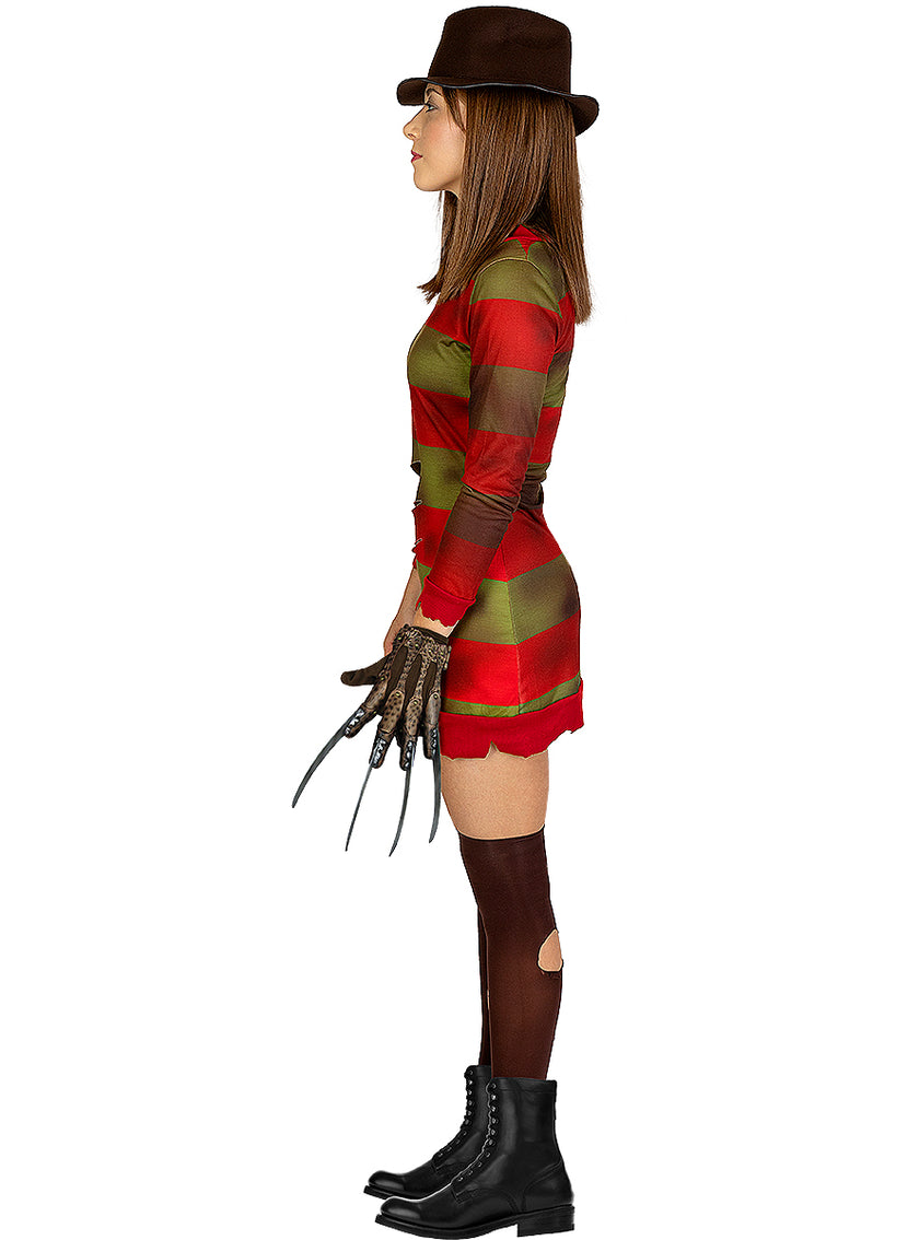 Déguisement de Freddy Krueger femme grande taille - Freddy