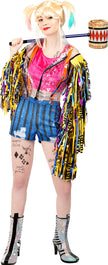 Déguisement Harley Quinn franges grande taille - Birds of Prey