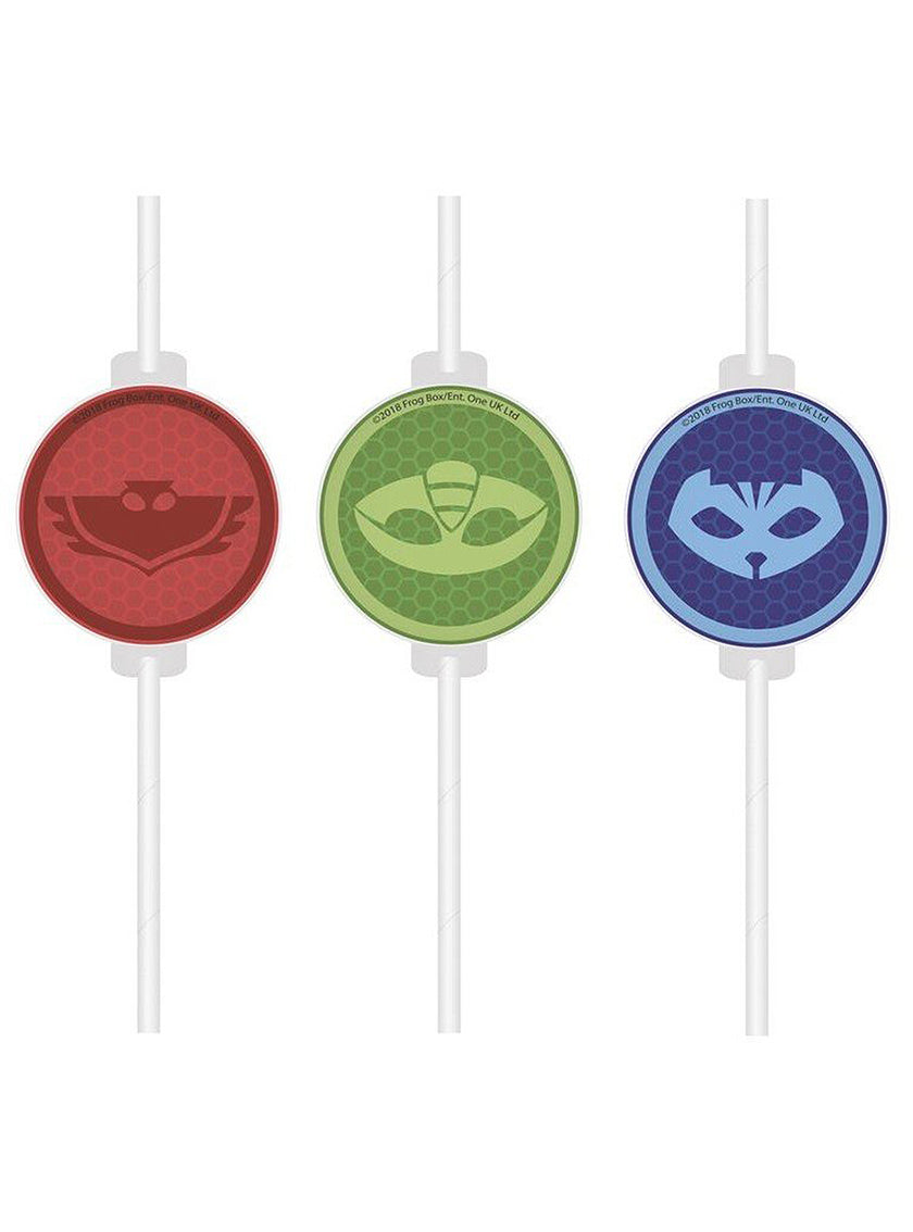 4 pailles Pyjamasques