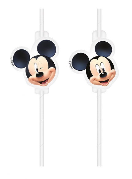 4 pailles Mickey Mouse - PLayful Mickey