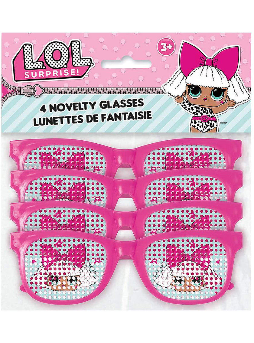 4 lunettes LOL Surprise enfant