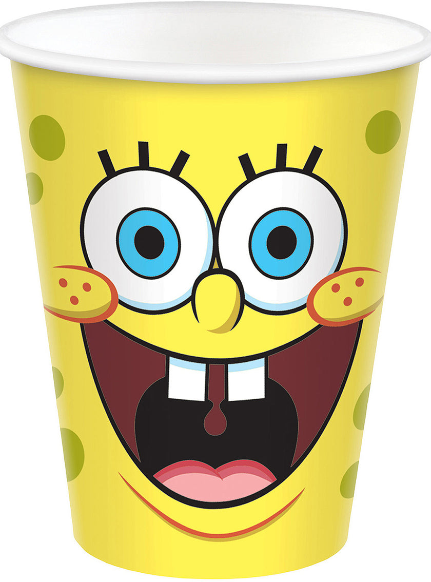 8 gobelets Bob l'Éponge