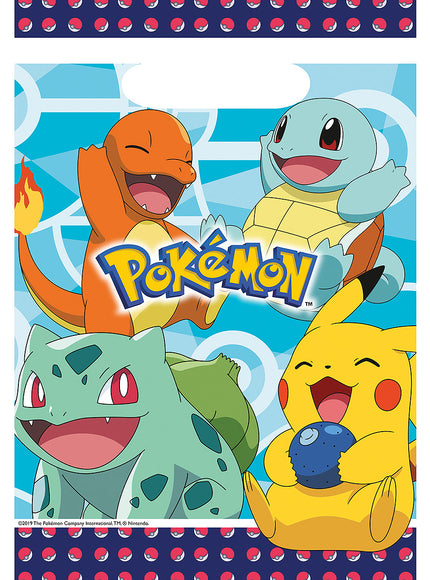 8 sachets à bonbons Pokémon