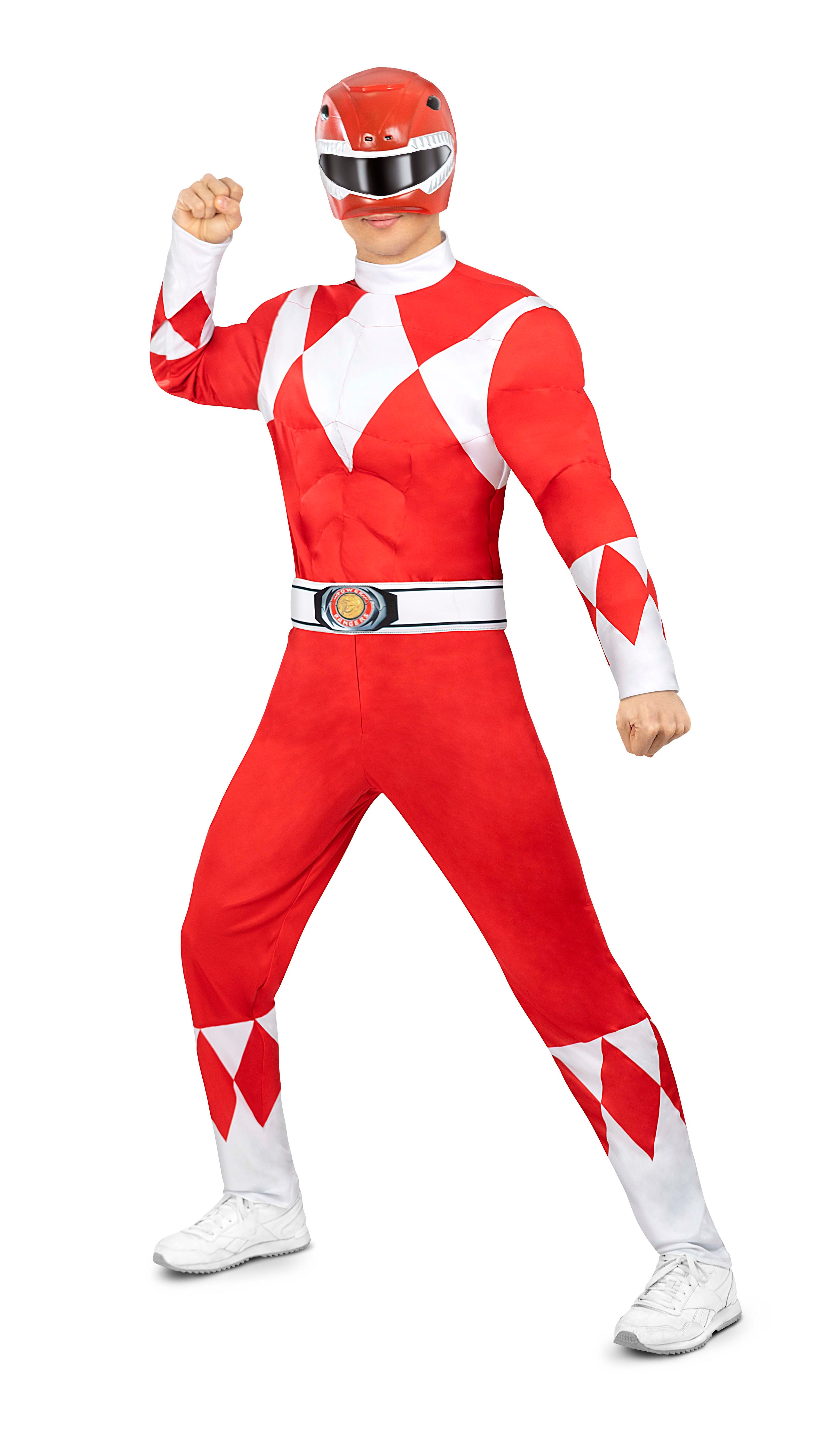 Déguisement de Power Ranger rouge adulte