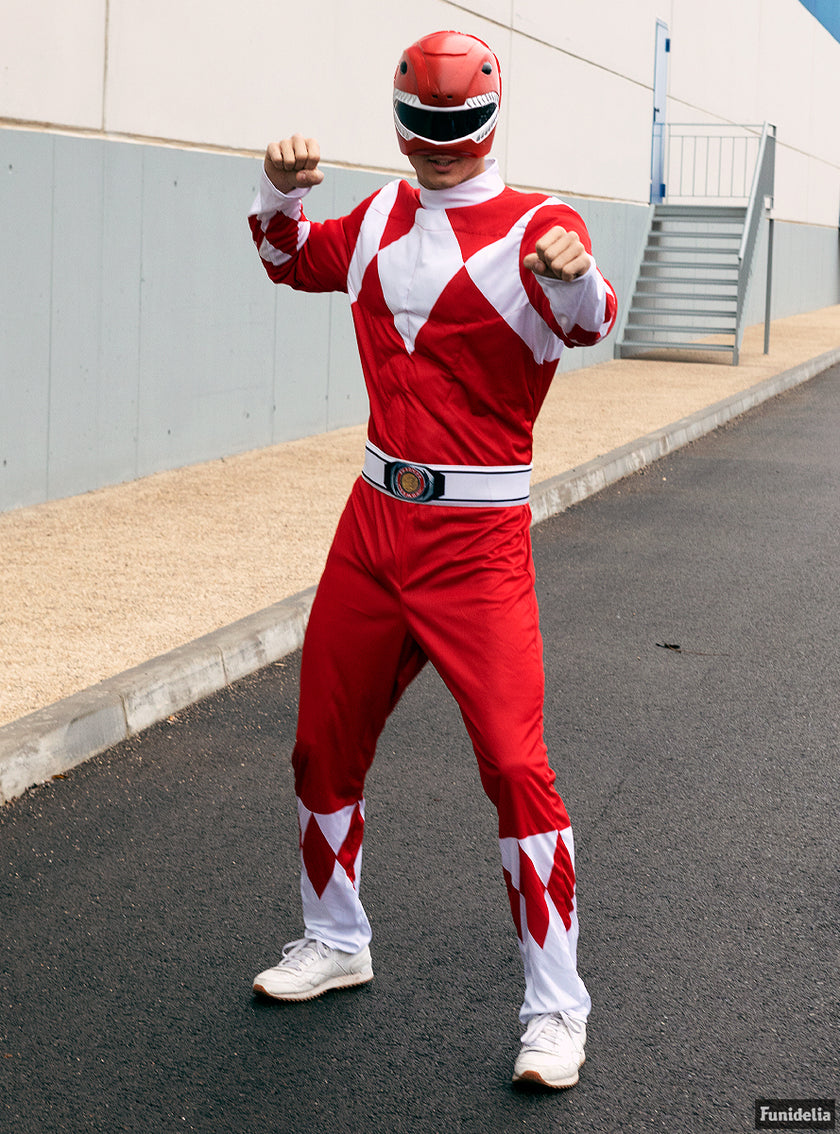 Déguisement de Power Ranger rouge adulte