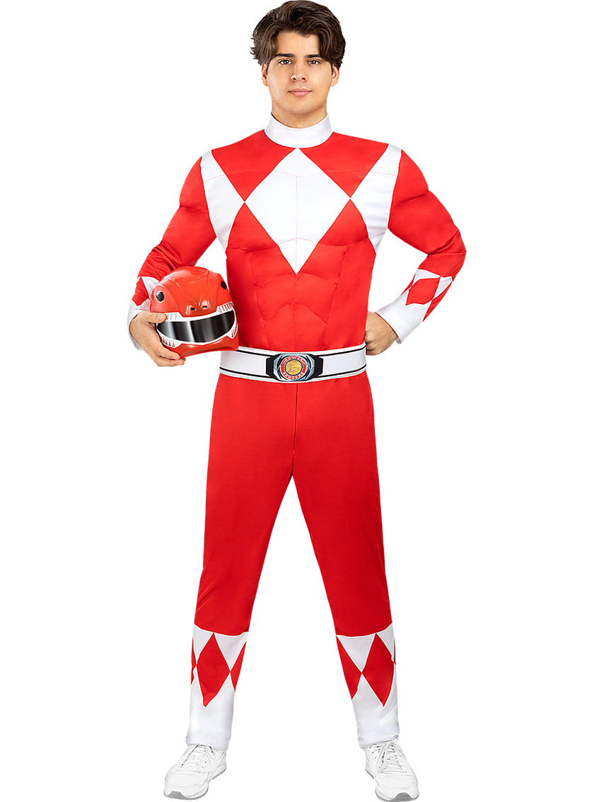 Déguisement de Power Ranger rouge adulte