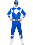 Déguisement de Power Ranger bleu adulte