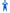 Déguisement de Power Ranger bleu adulte