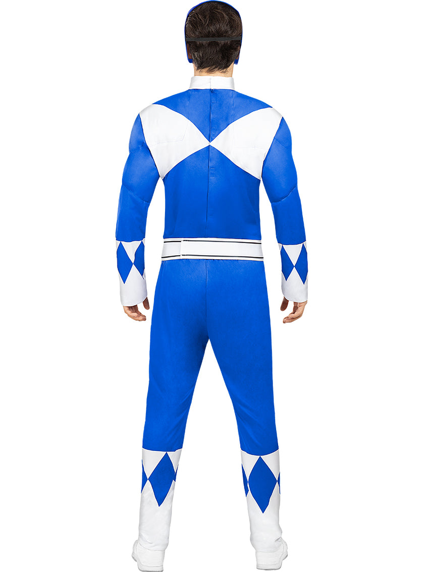 Déguisement de Power Ranger bleu adulte