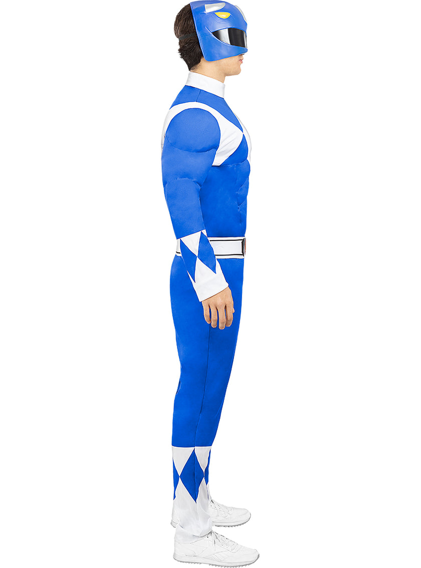 Déguisement de Power Ranger bleu adulte