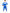 Déguisement de Power Ranger bleu adulte