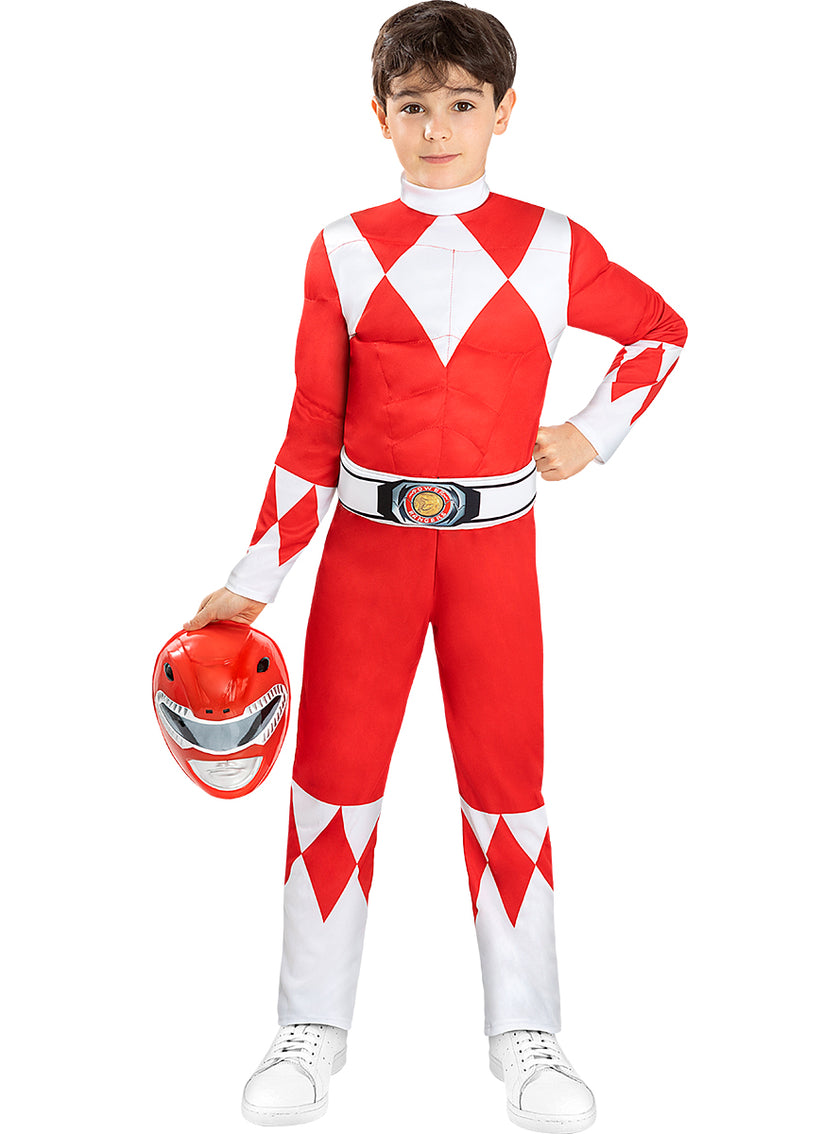 Déguisement de Power Ranger rouge enfant