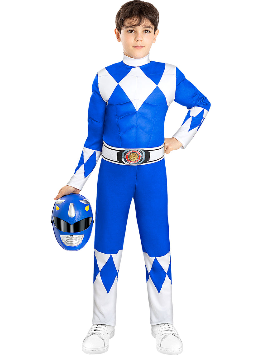 Déguisement de Power Ranger bleu enfant