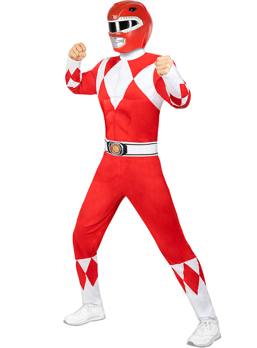 Casque Power Ranger rouge