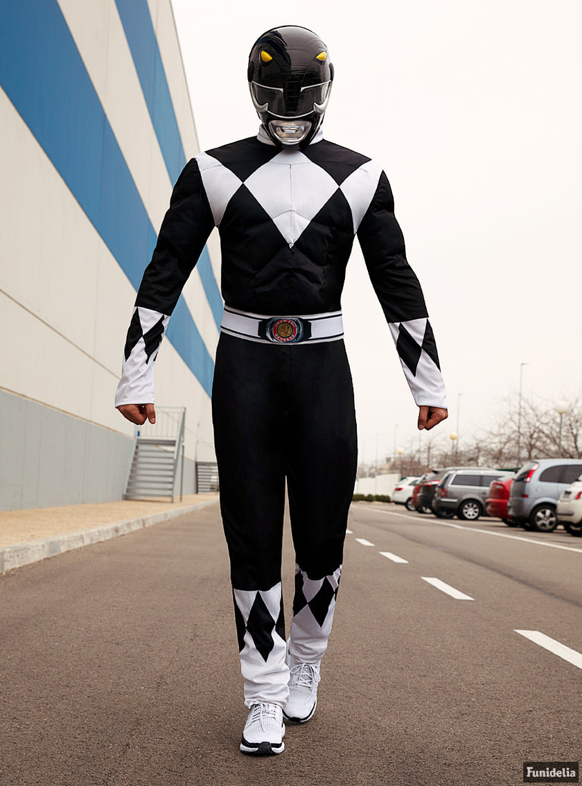 Casque Power Ranger Noir adulte